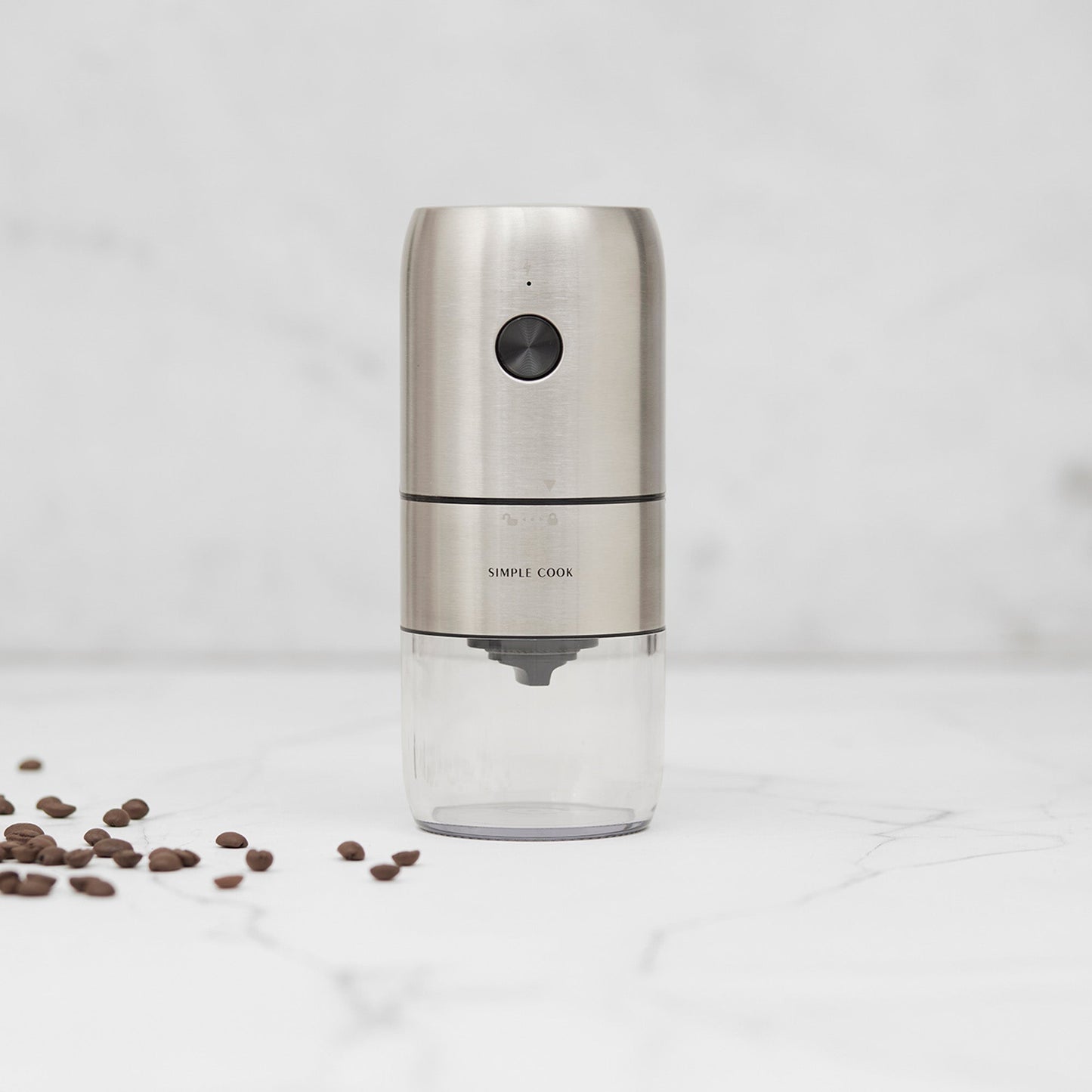 Kit Molinillo de Café y Especies Cali + Set 4 Tazas Espresso Simple Cook + Cafetera Italiana Simple Cook Siena 6 tazas