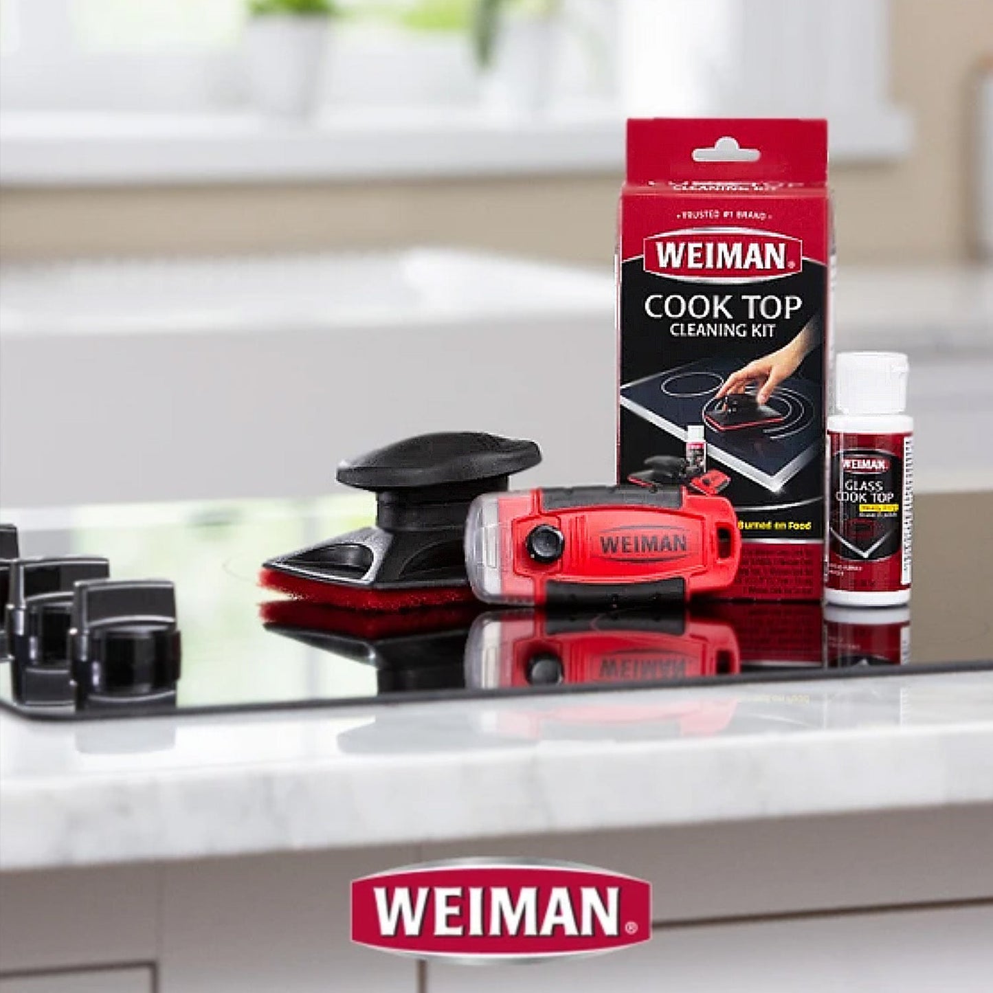 Kit para limpiar encimeras electricas Weiman