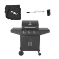 Kit Parrilla Essence Black 3Q + Spiedo + Funda FDV