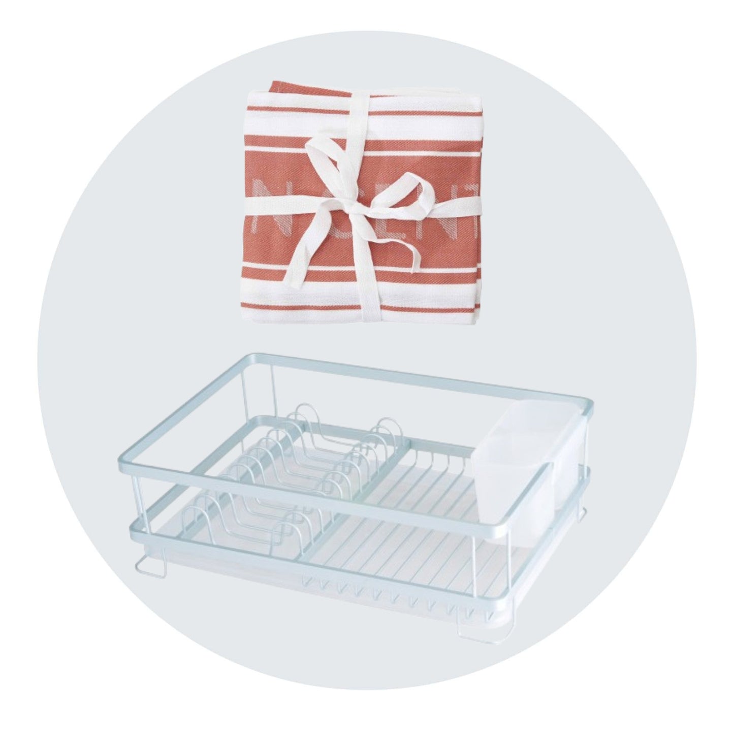 Kit Secaplatos Uranio Simple Cook  + Set 4 Paños de Cocina Kitchen Center