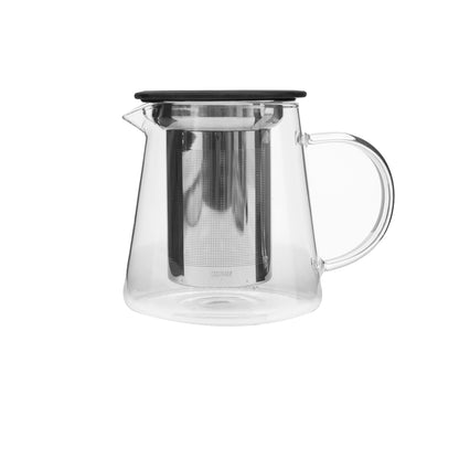 Kit Tetera de Vidrio 650 ml Coquinaria + Set 2 Mugs de Vidrio 250 ml Coquinaria