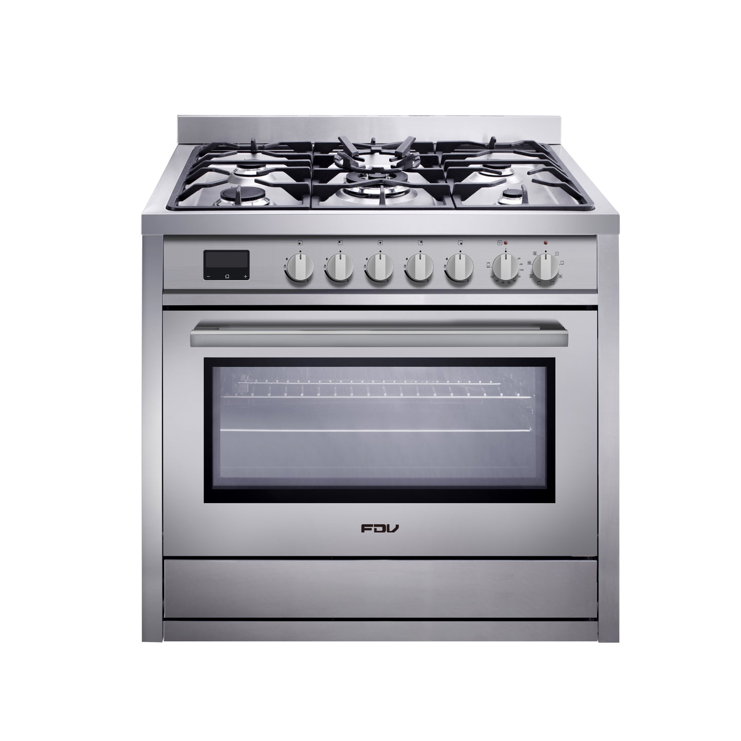 Kit Unique FDV Campana FDV Unique Inox + Cocina a Gas Natural FS Unique 90 5 Quemadores FDV