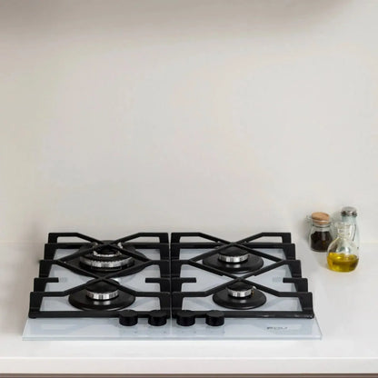 Kit White Horno Elite Touch + Encimera a Gas Natural Signature White FDV