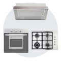 Kit Horno Elegance III 52 Lts + Campana Easy Flow 60cm + Encimera Design 4T Licuado FDV-Kitchen Center