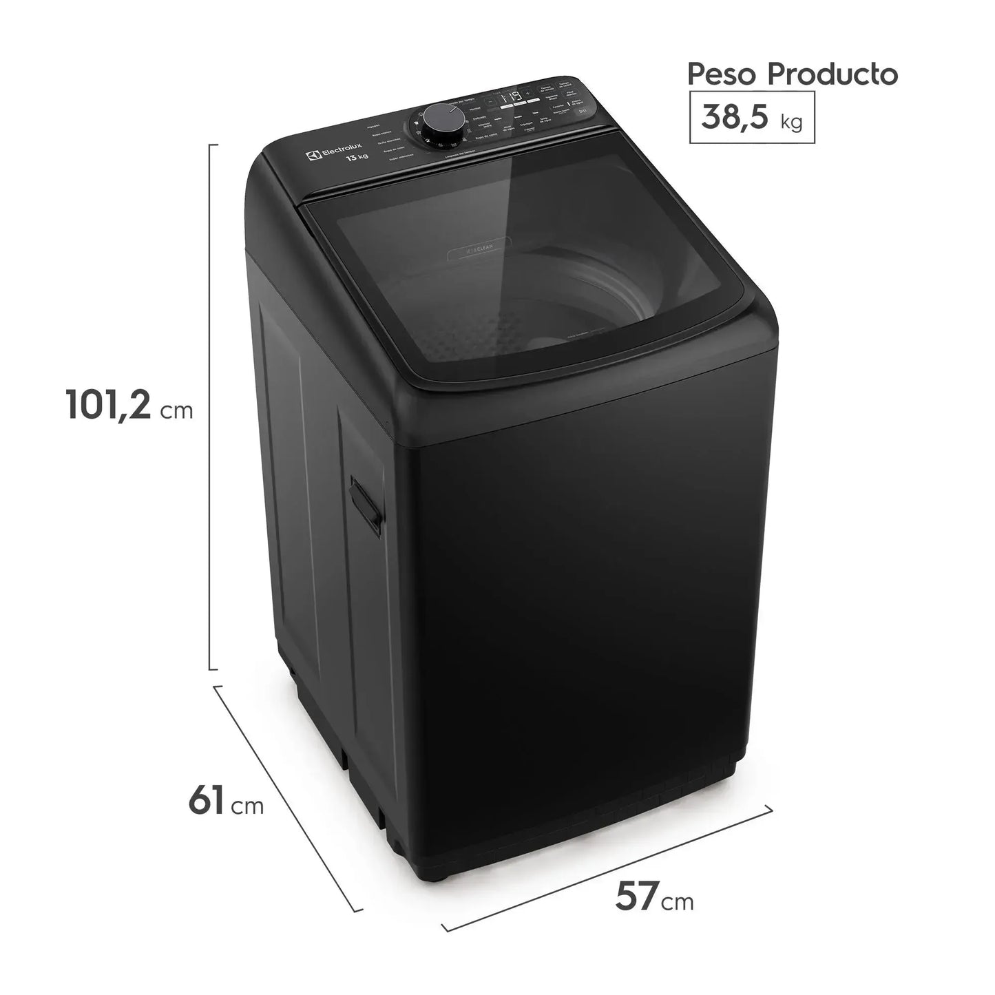 Lavadora Automática 13kg Carga Superior Inverter EMTL13IB Electrolux-Lavadoras