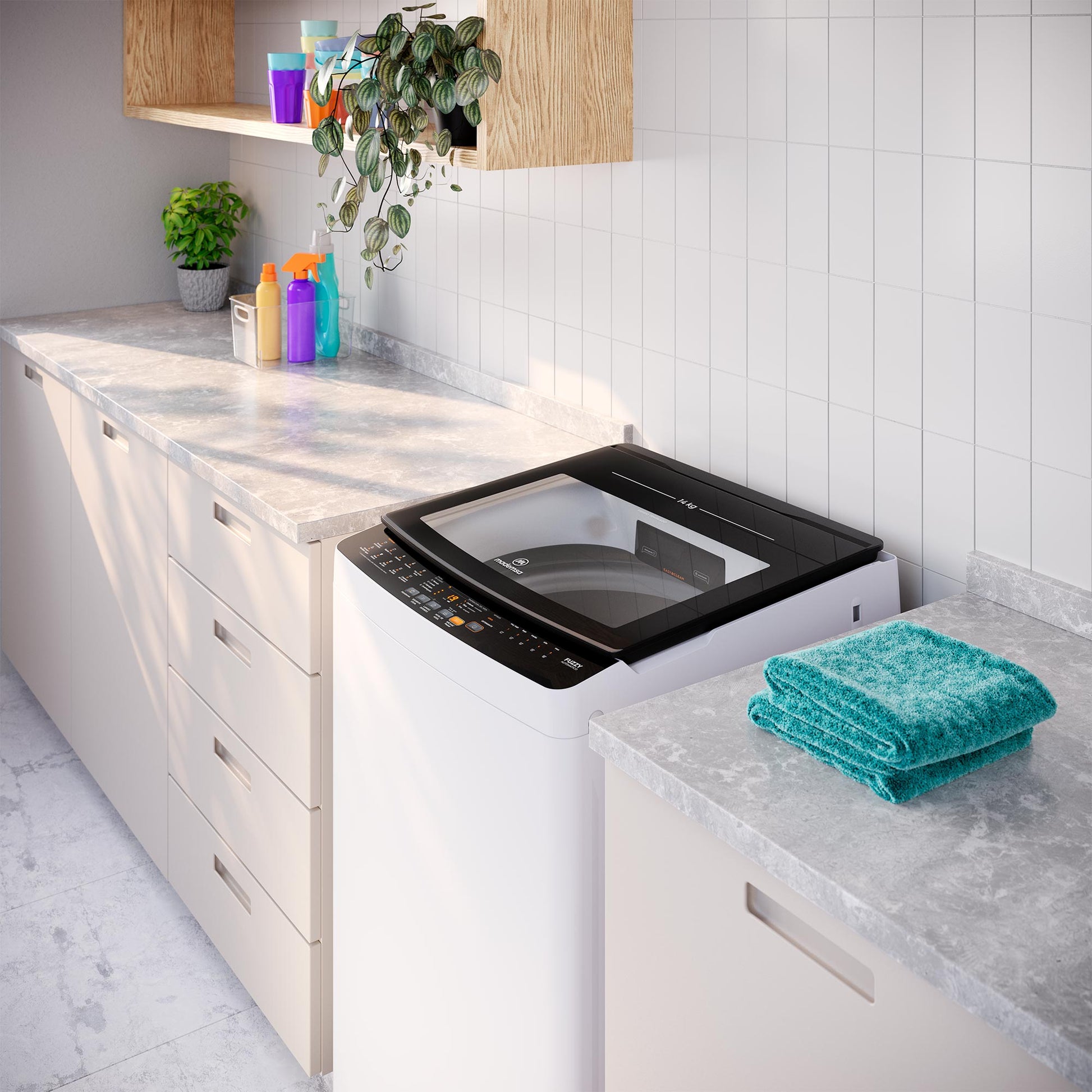 Lavadora Automática 14Kg Carga Superior MDWMT14W Mademsa-Lavadoras