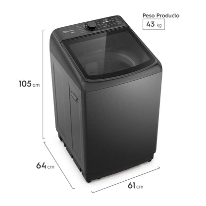 Lavadora Automática 16kg Carga Superior Inverter EMTL16IO Electrolux-Lavadoras