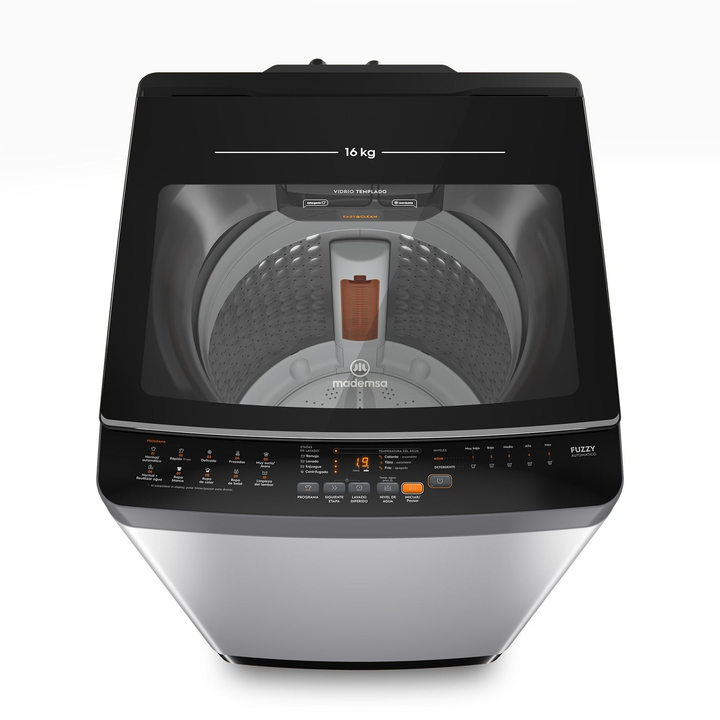 Lavadora Automática 16Kg Carga Superior MDWMT16S Mademsa-Lavadoras