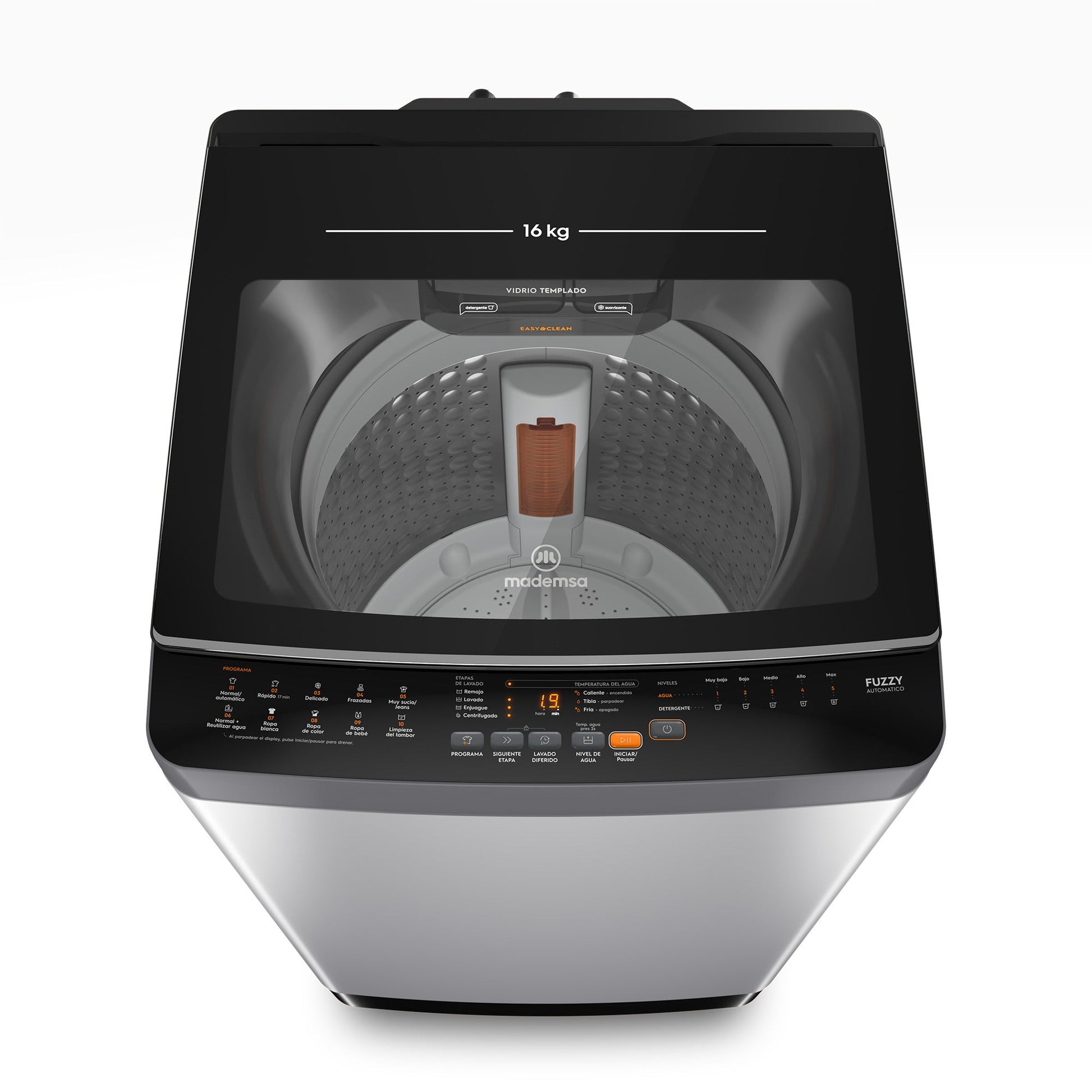 Lavadora Automática 16Kg Carga Superior MDWMT16S Mademsa-Lavadoras