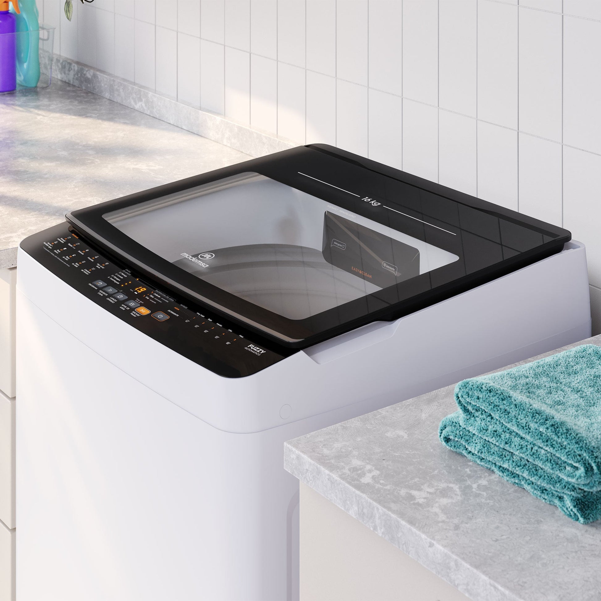 Lavadora Automática 16Kg Carga Superior MDWMT16W Mademsa-Lavadoras