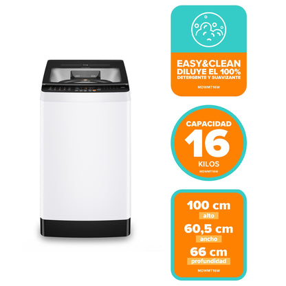 Lavadora Automática 16Kg Carga Superior MDWMT16W Mademsa-Lavadoras