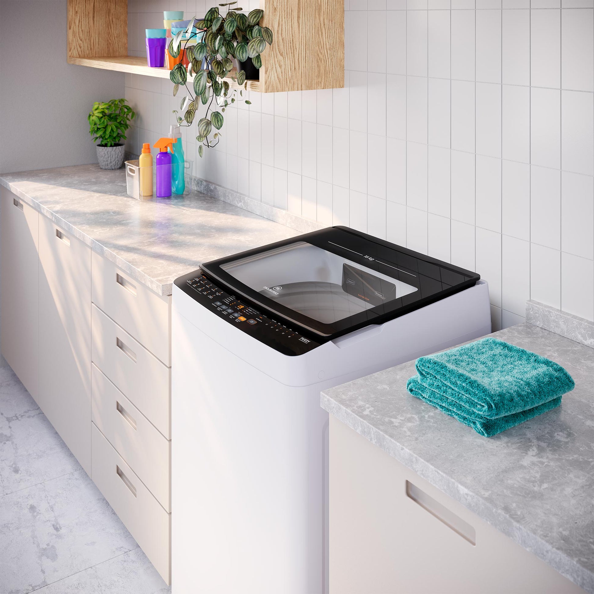 Lavadora Automática 16Kg Carga Superior MDWMT16W Mademsa-Lavadoras