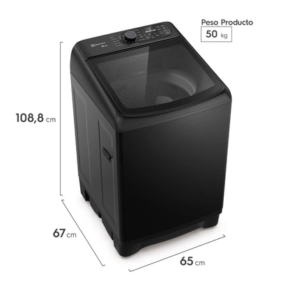 Lavadora Automática 18kg Carga Superior Inverter EMTL18IB Electrolux-Lavadoras
