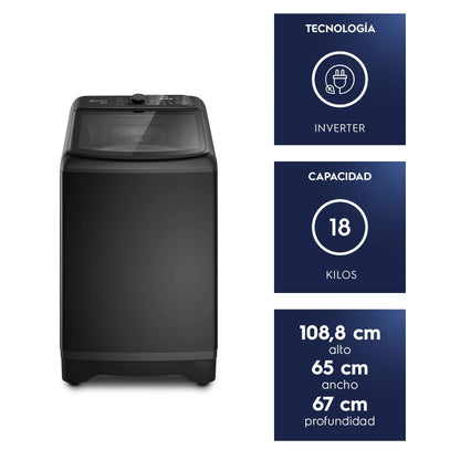 Lavadora Automática 18kg Carga Superior Inverter EMTL18IB Electrolux-Lavadoras