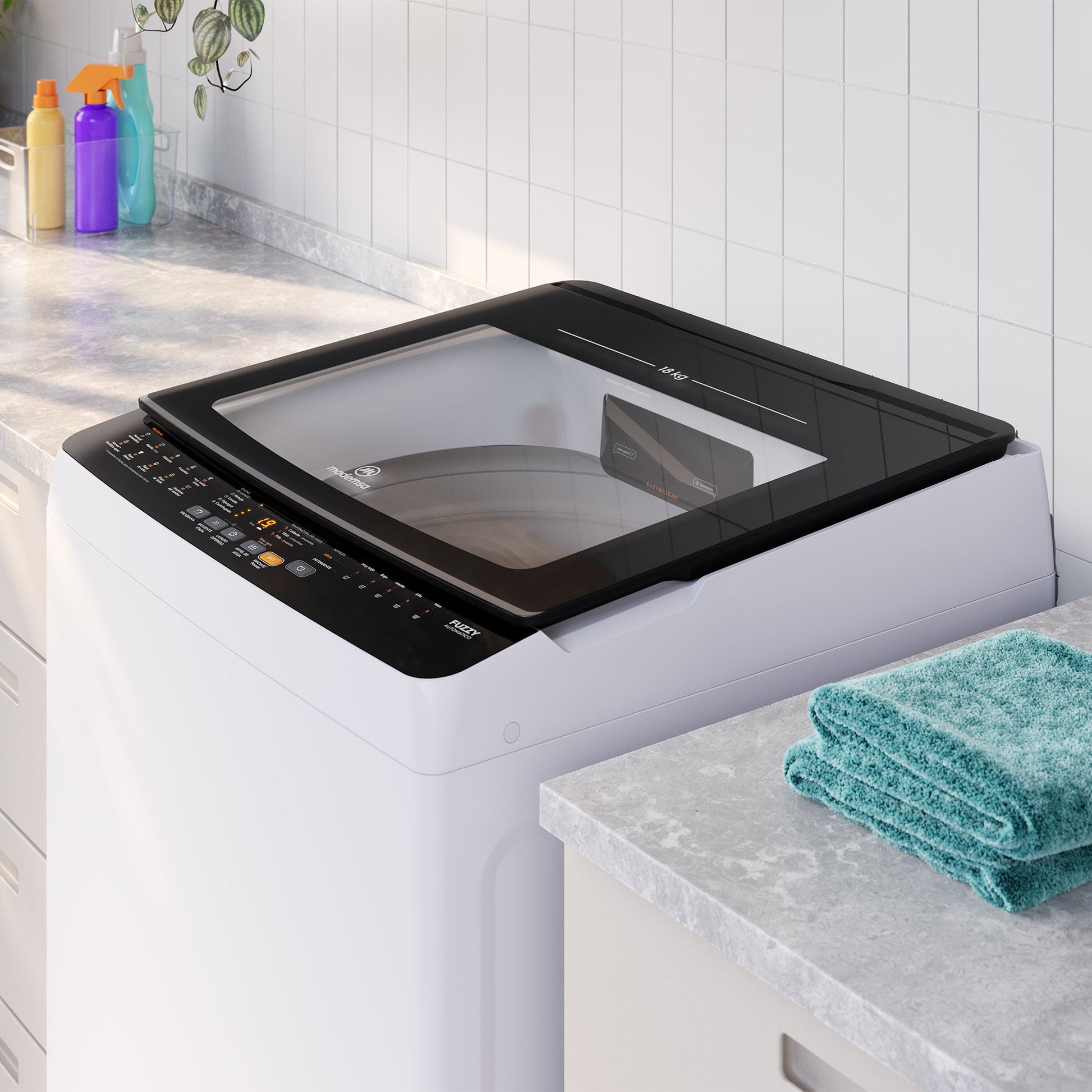 Lavadora Automática 18Kg Carga Superior MDWMT18W Mademsa-Lavadoras