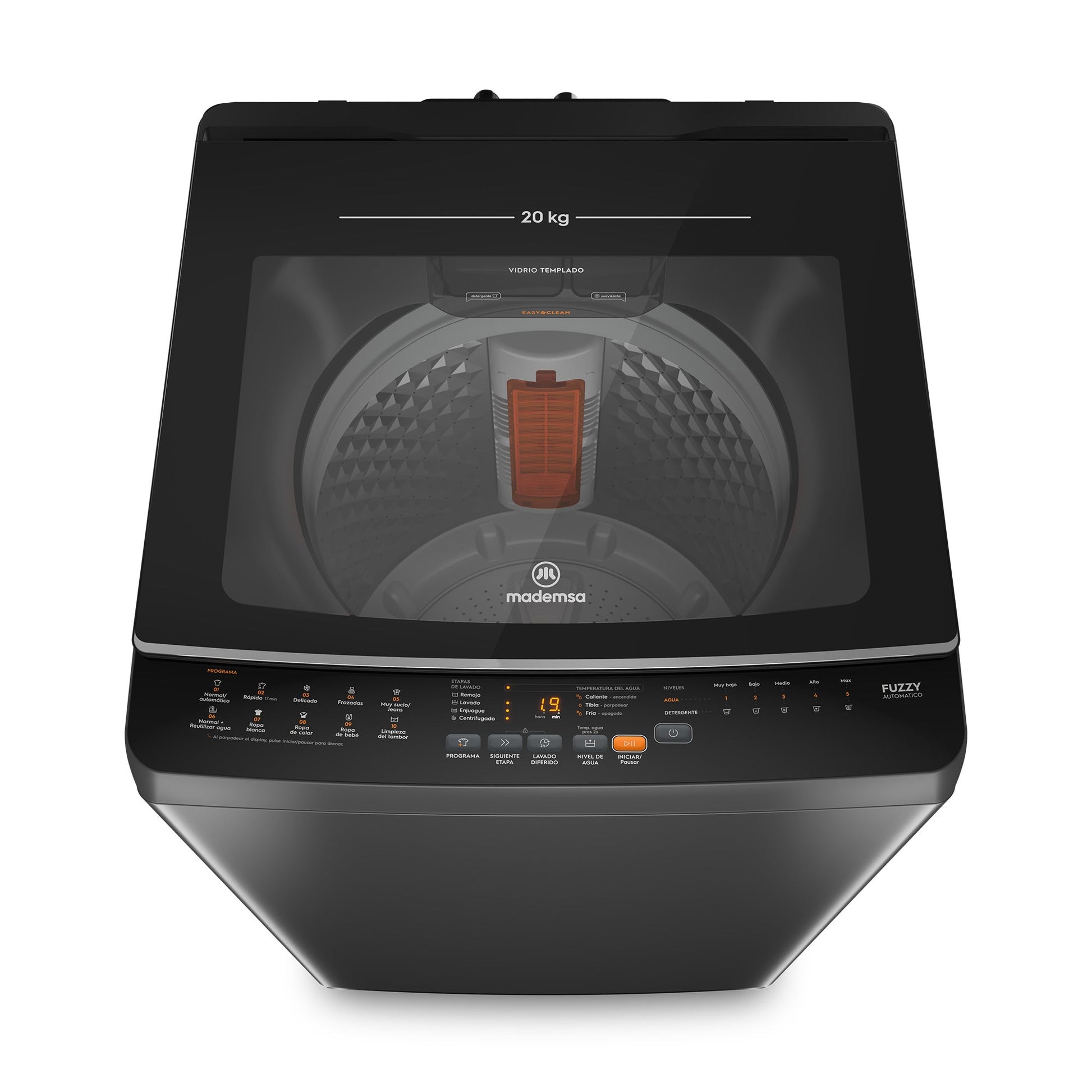 Lavadora Automática 20Kg Carga Superior MDWMT20O Mademsa-Lavadoras