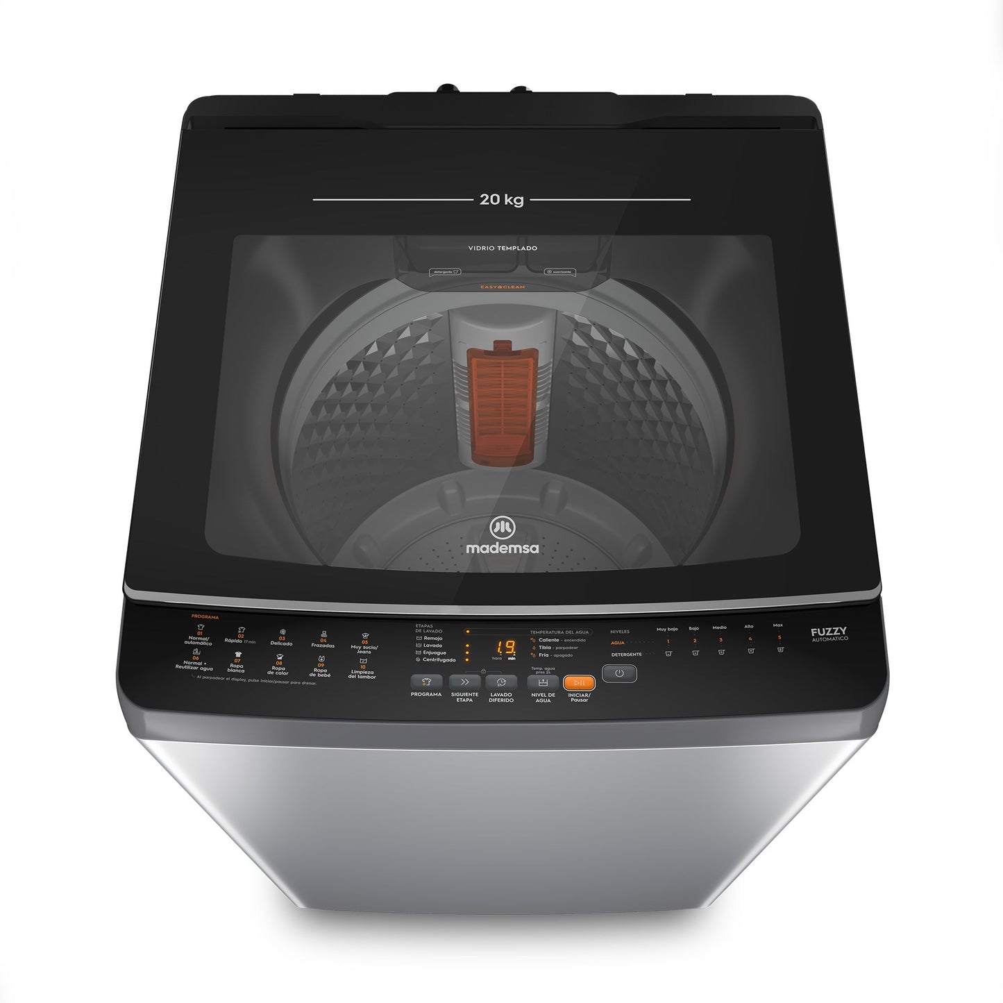 Lavadora Automática 20Kg Carga Superior MDWMT20S Mademsa-Lavadoras