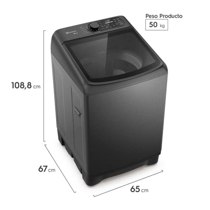 Lavadora Automática 21kg Carga Superior Inverter EMTL21IO Electrolux-Lavadoras