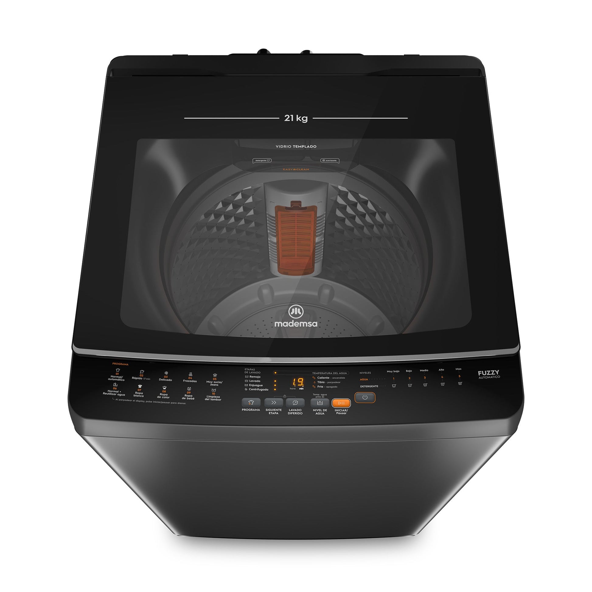 Lavadora Automática 21Kg Carga Superior MDWMT21O Mademsa-Lavadoras