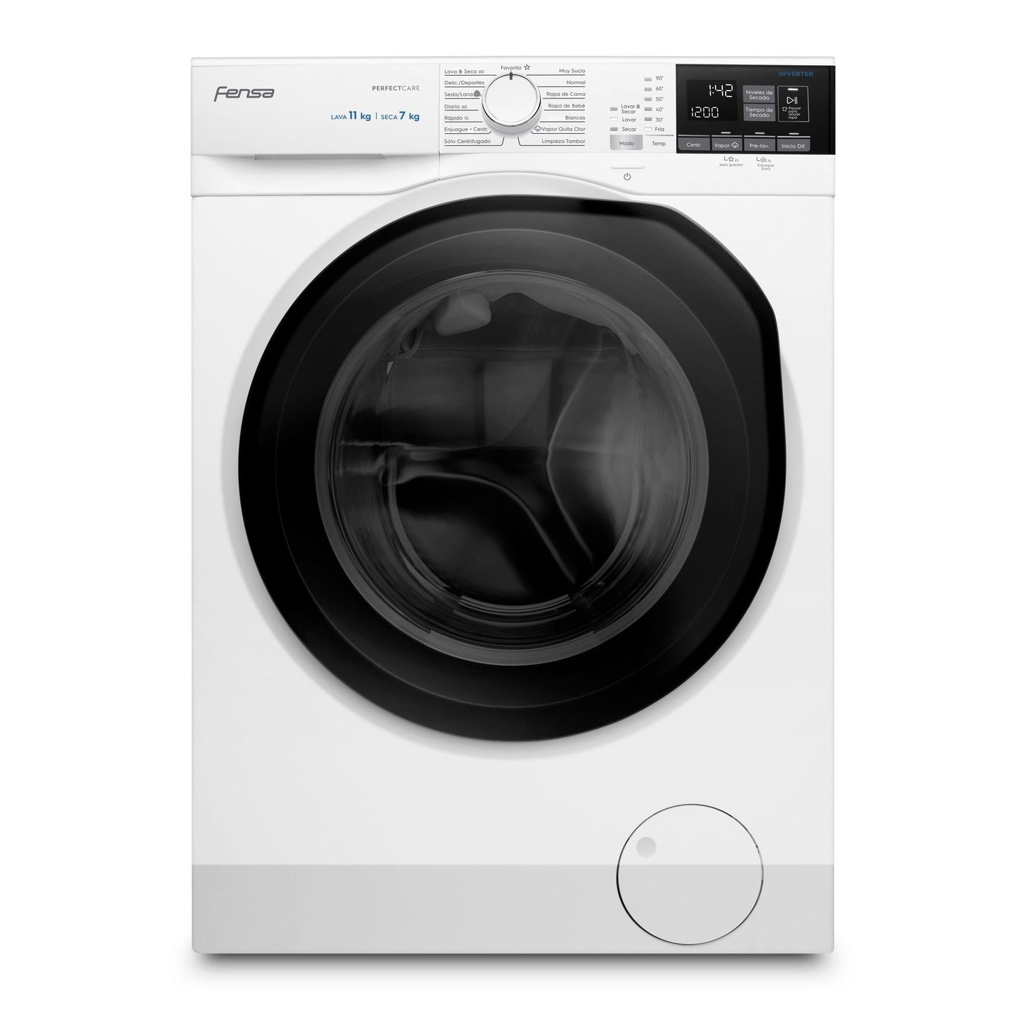 Lavadora Secadora 11Kg Carga Frontal Lavado Inteligente y UltraMix 11WD Fensa2#Blanco