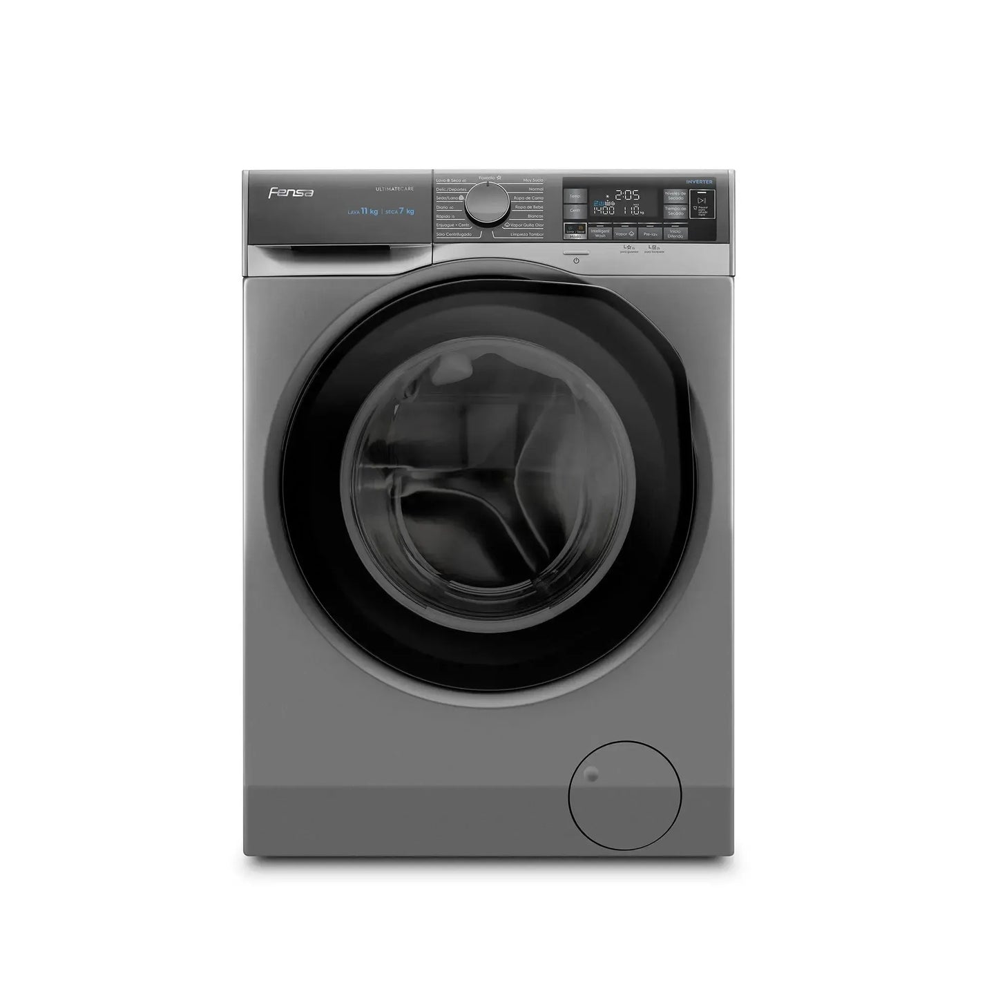 Lavadora Secadora 11 Kg Carga Frontal Lavado Inteligente y UltraMix 11WD Fensa2#Silver