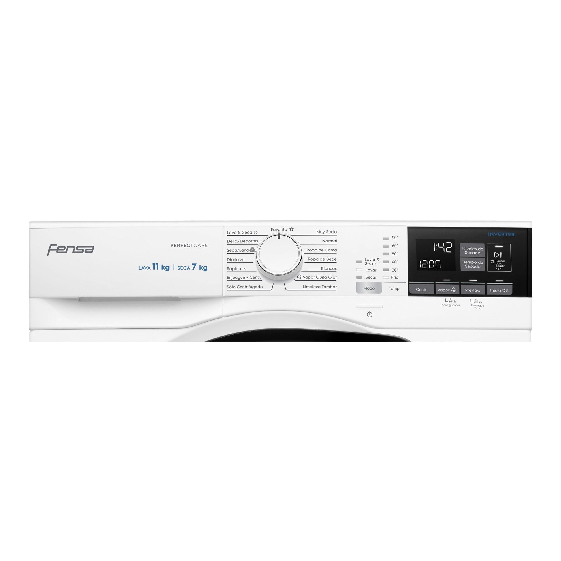 Lavadora Secadora 11Kg Carga Frontal Lavado Inteligente y UltraMix 11WD Fensa5#Blanco