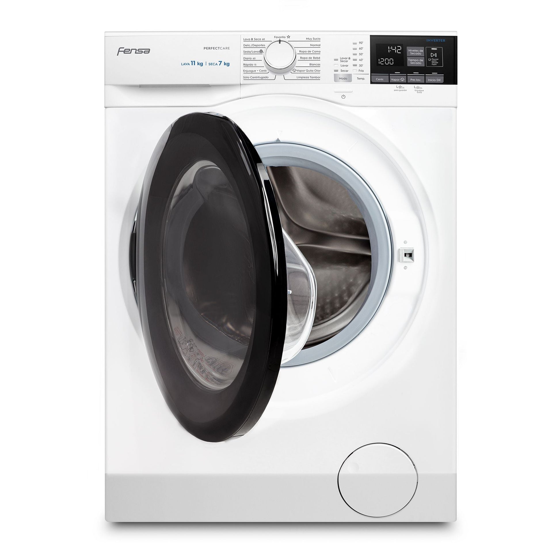 Lavadora Secadora 11Kg Carga Frontal Lavado Inteligente y UltraMix 11WD Fensa4#Blanco