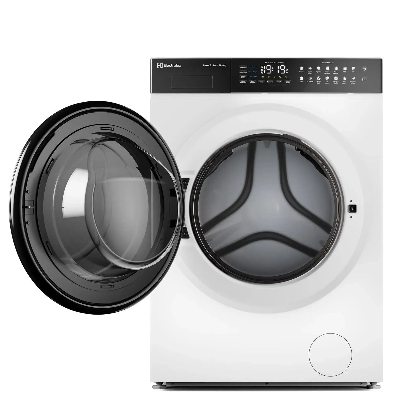 06.- Lavadora Secadora Carga Frontal EFLWD12W Electrolux Frontal Abierto  2000px.jpg