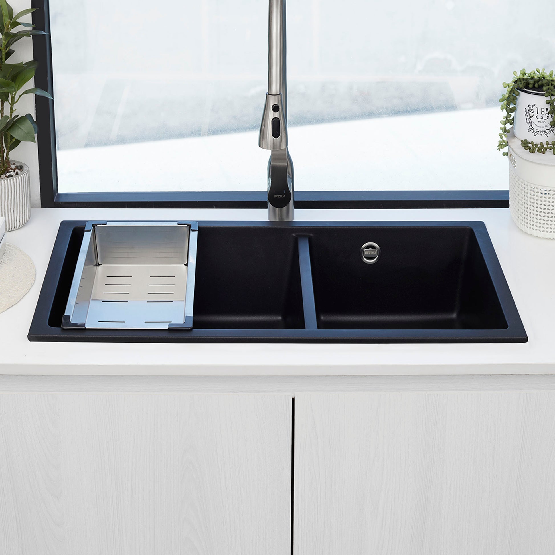 Lavaplatos Sobre Cubierta Granito 2C FDV-Kitchen Center