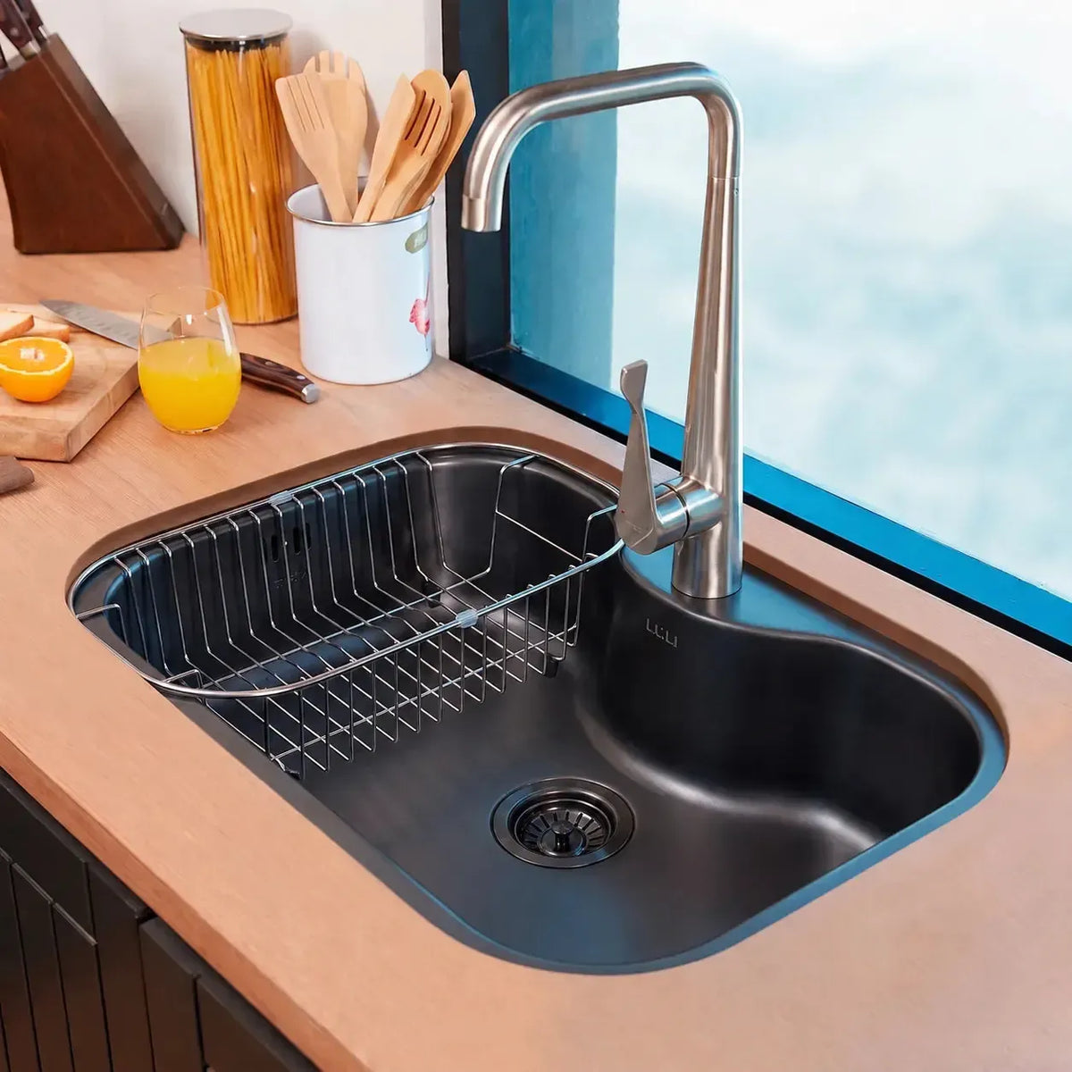 Lavaplatos Bajo Cubierta Acero Inox Aqua Nano Black FDV-Lavaplatos