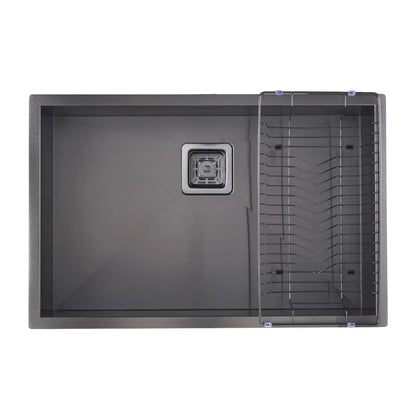 Lavaplatos Bajo Cubierta Acero Inox Big Cubus Nano Black FDV-Lavaplatos