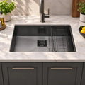 Lavaplatos Bajo Cubierta Acero Inox Big Cubus Nano Black FDV-Lavaplatos