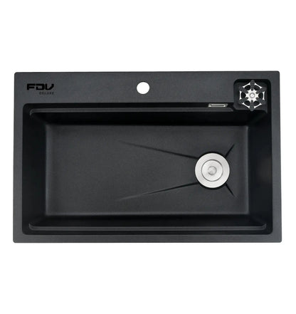 Lavaplatos Smart Wash Granito Negro + Grifería