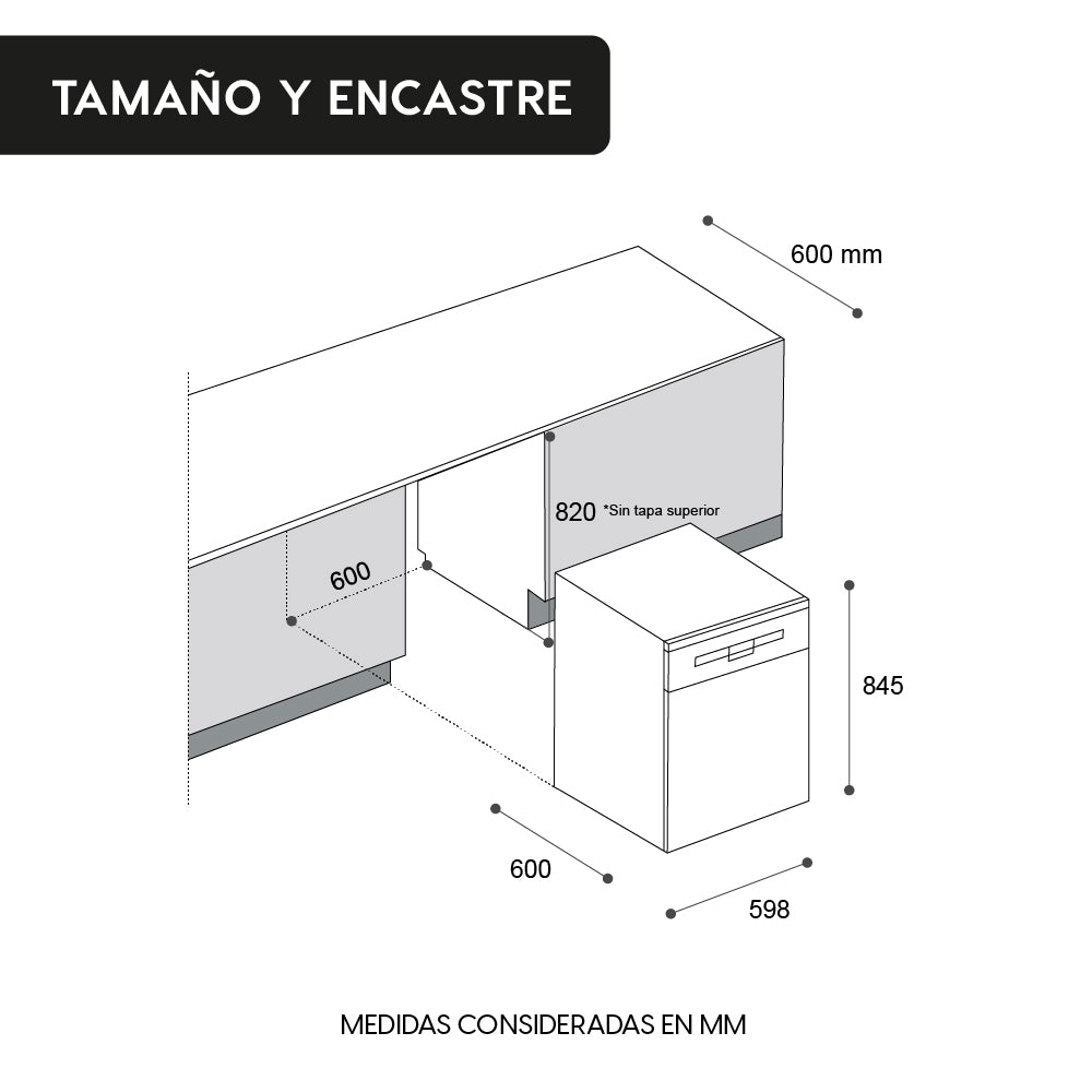 Lavavajillas Active 12 Cubiertos Free Standing FDV - Caja Dañada-Lavavajillas