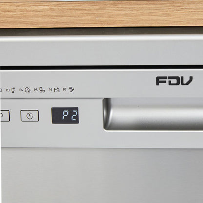 Lavavajillas Active Silver 12 Cubiertos Free Standing FDV - Caja Dañada-Lavavajillas