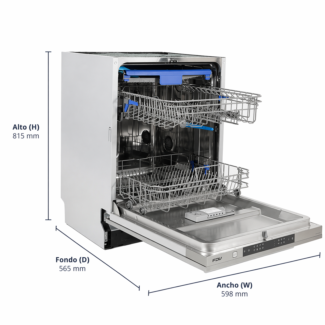 Lavavajillas Smart IT 14 Cubiertos Integrado/Panelable 60 cm FDV - Caja Dañada-Lavavajillas