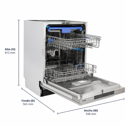 Lavavajillas Smart IT 14 Cubiertos Integrado/Panelable 60 cm FDV - Caja Dañada-Lavavajillas