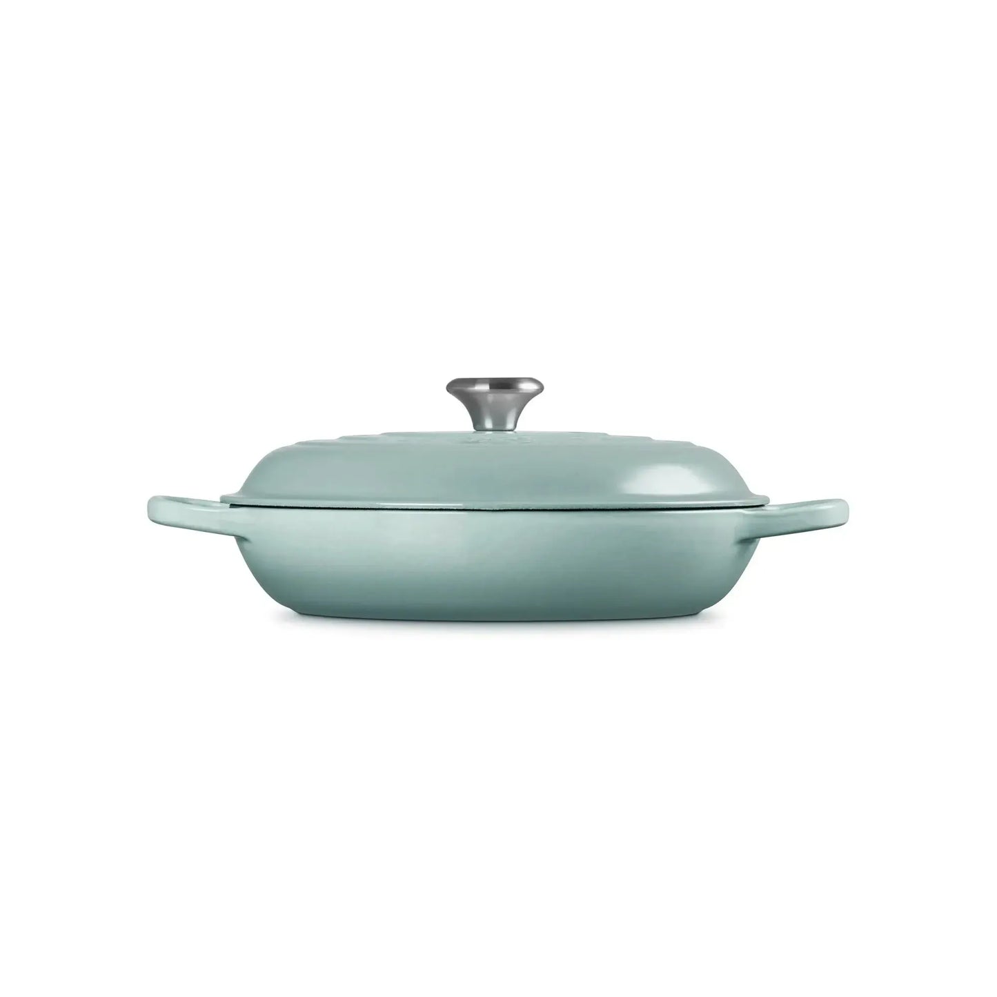 Cacerola Baja 30cm Le Creuset Sea Salt Hierro3#Sin color