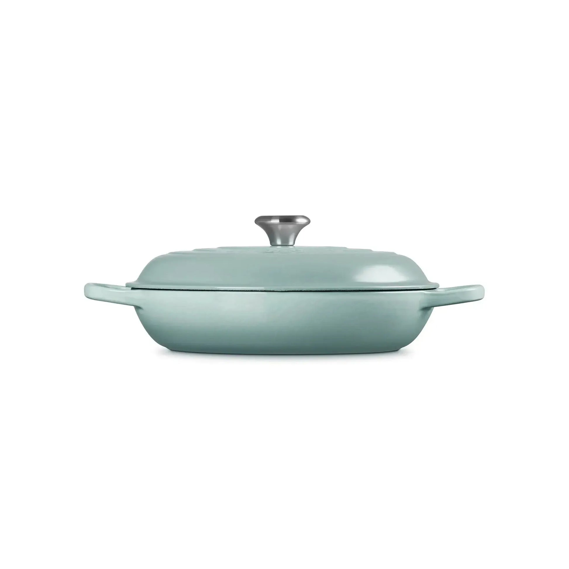 Cacerola Baja 30cm Le Creuset Sea Salt Hierro3#Sin color