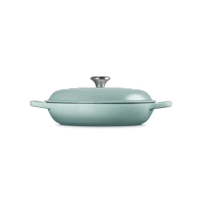 Cacerola Baja 30cm Le Creuset Sea Salt Hierro3#Sin color