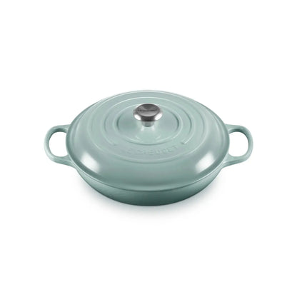 Cacerola Baja 30cm Le Creuset Sea Salt Hierro1#Sin color