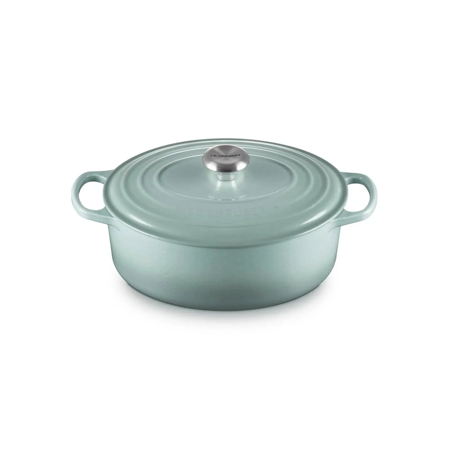 Le Creuset Cocotte Ovalada 29cm Sea Salt Hierro1#Sin color