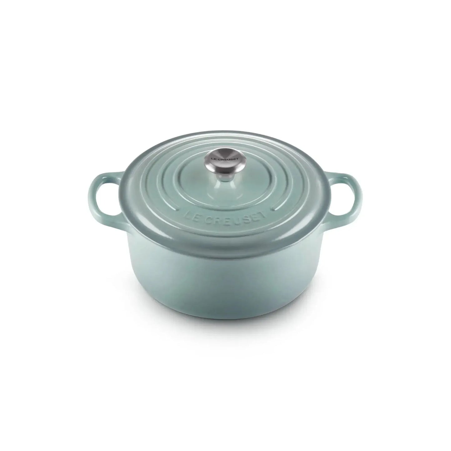 Le Creuset Cocotte Redonda 22cm Sea Salt Hierro1#Sin color