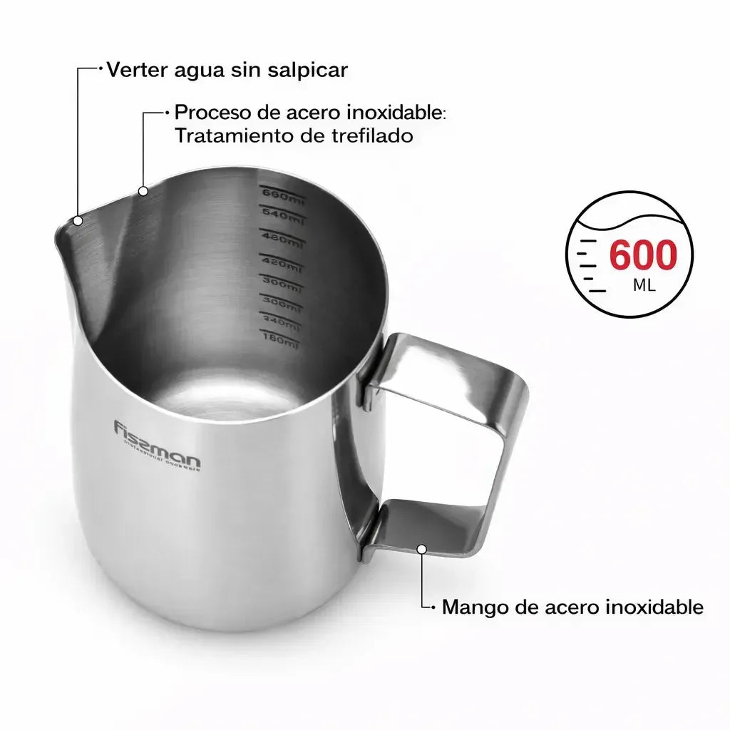 Lechero Acero Inoxidable 600ml Fissman2#undefined