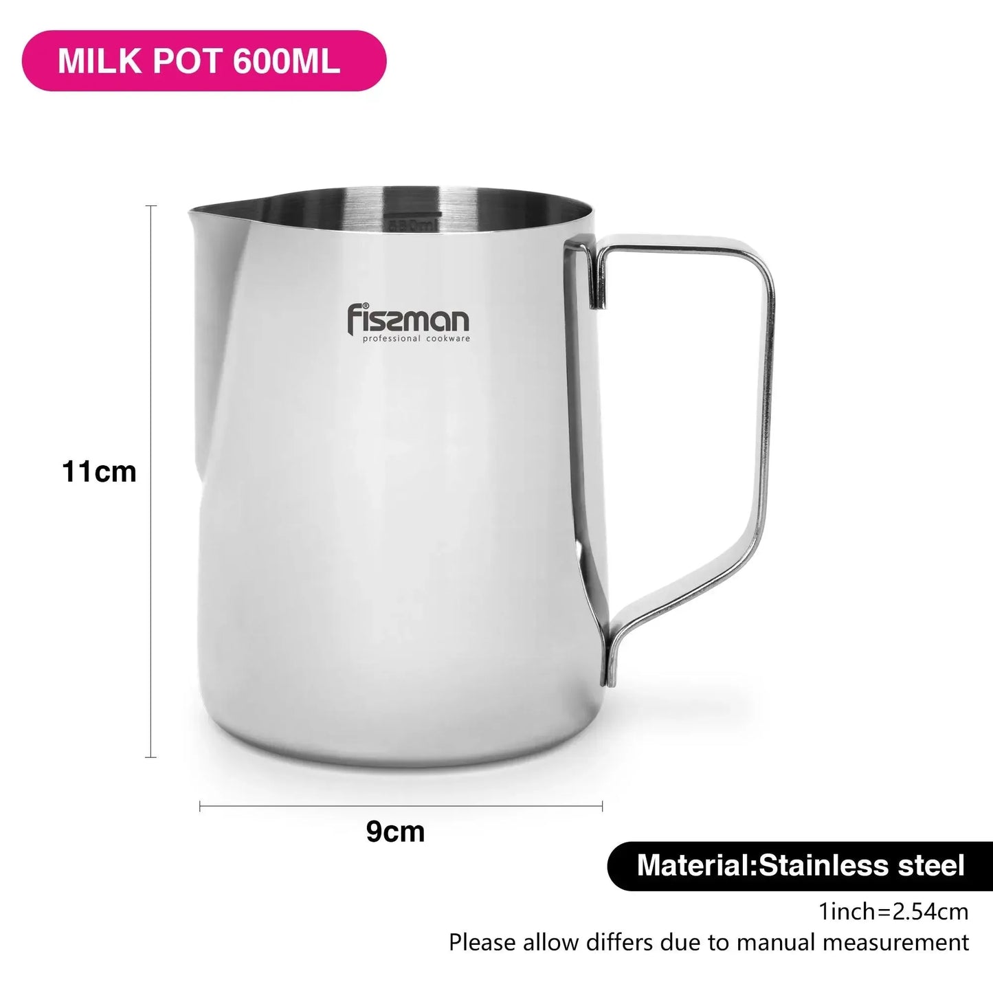 Lechero Acero Inoxidable 600ml Fissman4#undefined