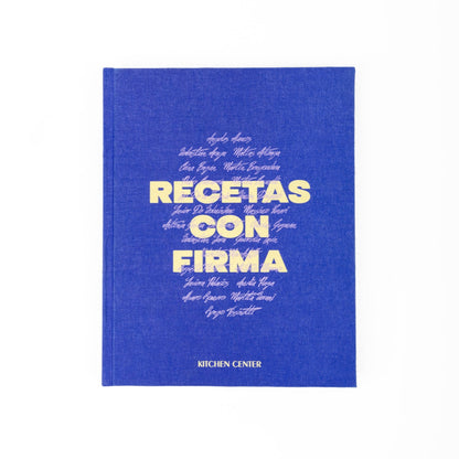 Libro Recetas con Firma