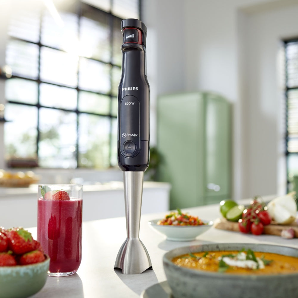 Licuadora Manual Pro Mix Hr2624/80 600watts Mixer Philips2#Negro