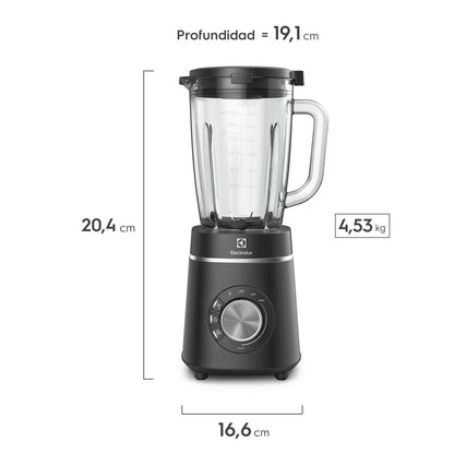 Licuadora 1,75L Jarra de Vidrio y 6 Cuchillos 1000W BLP70 Electrolux-Licuadoras