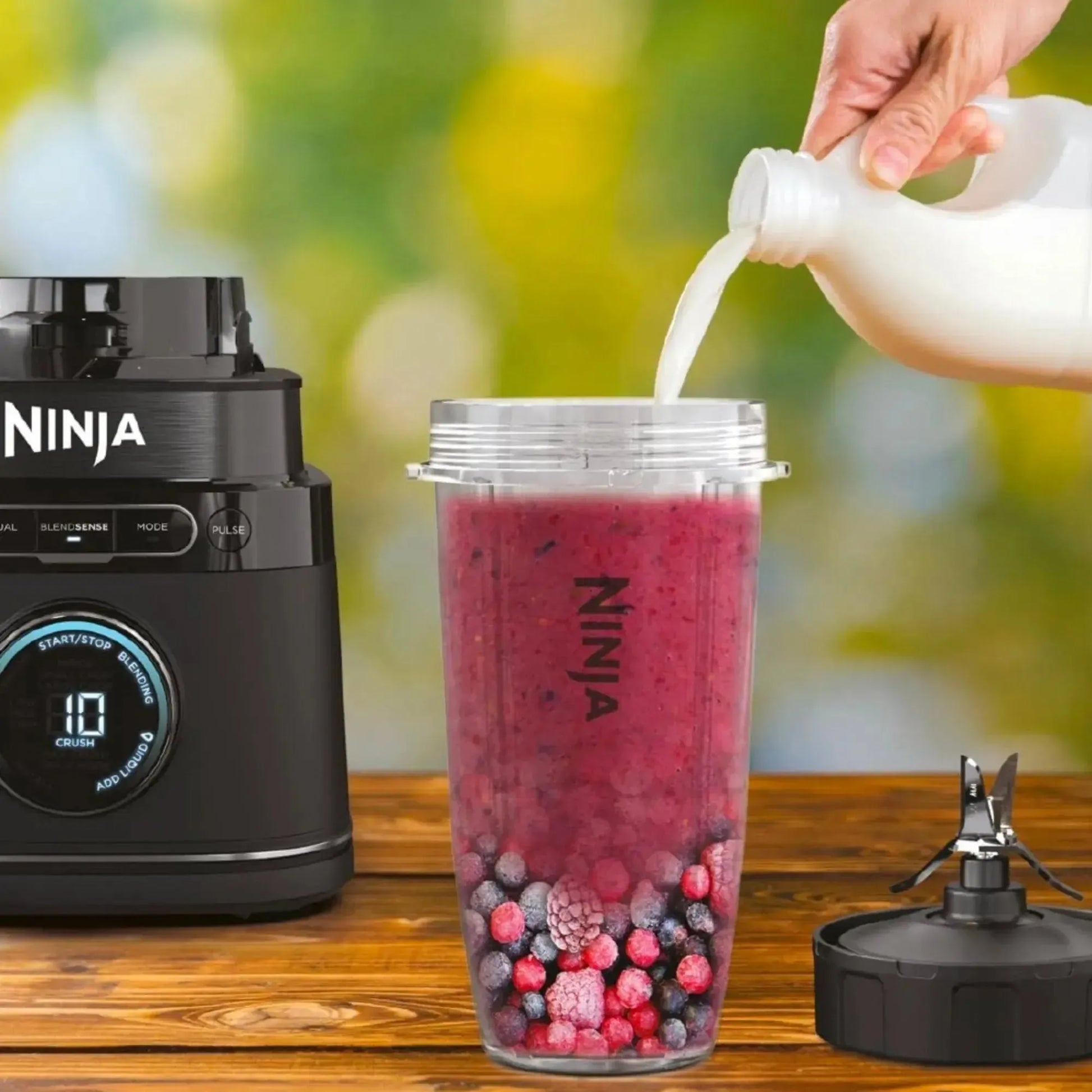 Licuadora 2 En 1 Detect Power Pro Blendsense Ninja3#Negro