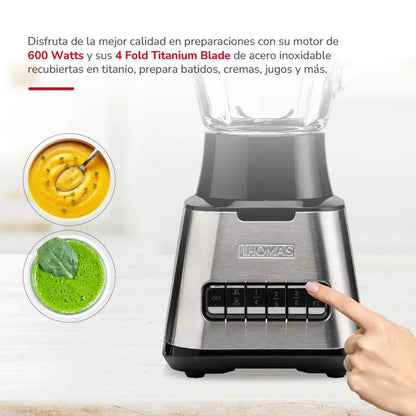 Licuadora 6 Velocidades TH-410Vi Thomas10#Negro